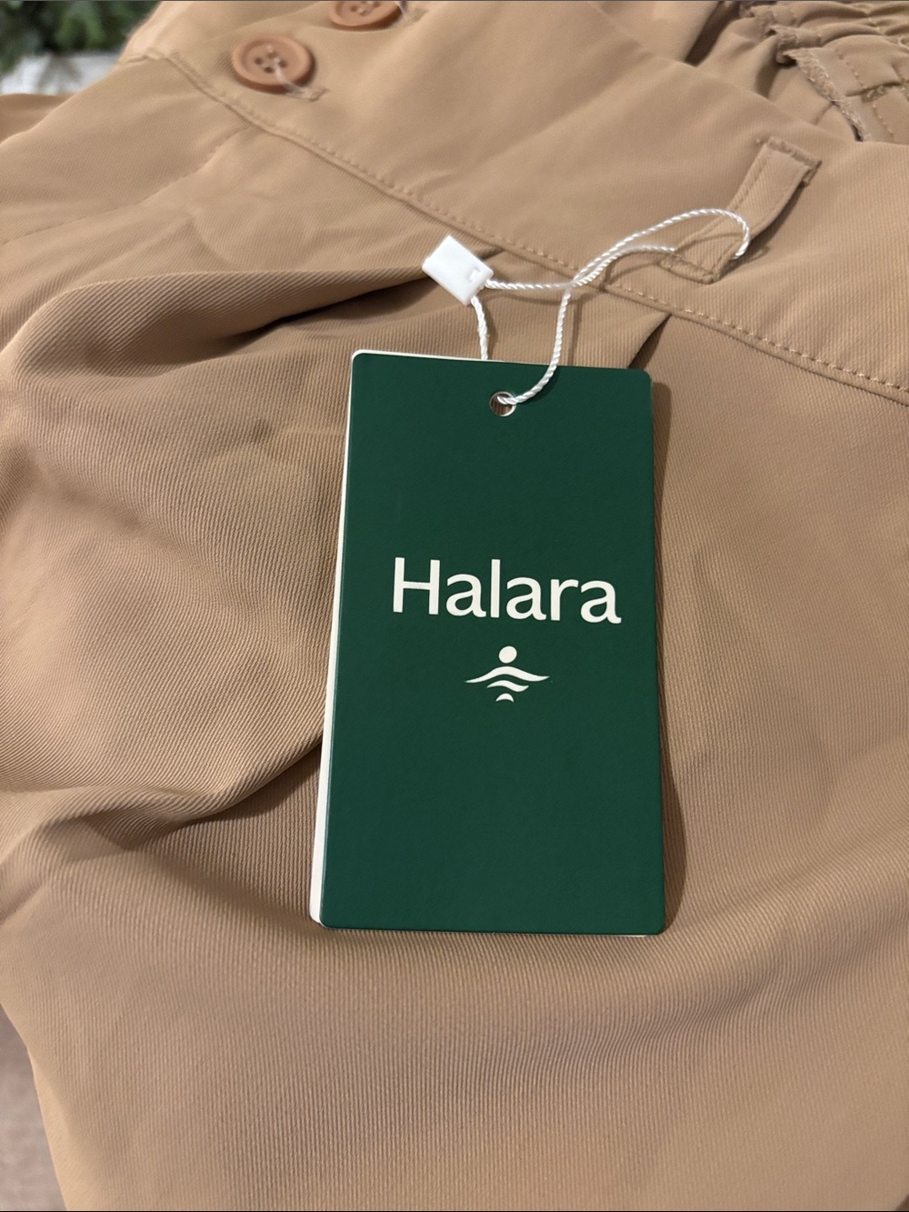 HALARA Women’s High Waisted Wide-Leg Work Pants in Camel-Size XL - Picture 9 of 10